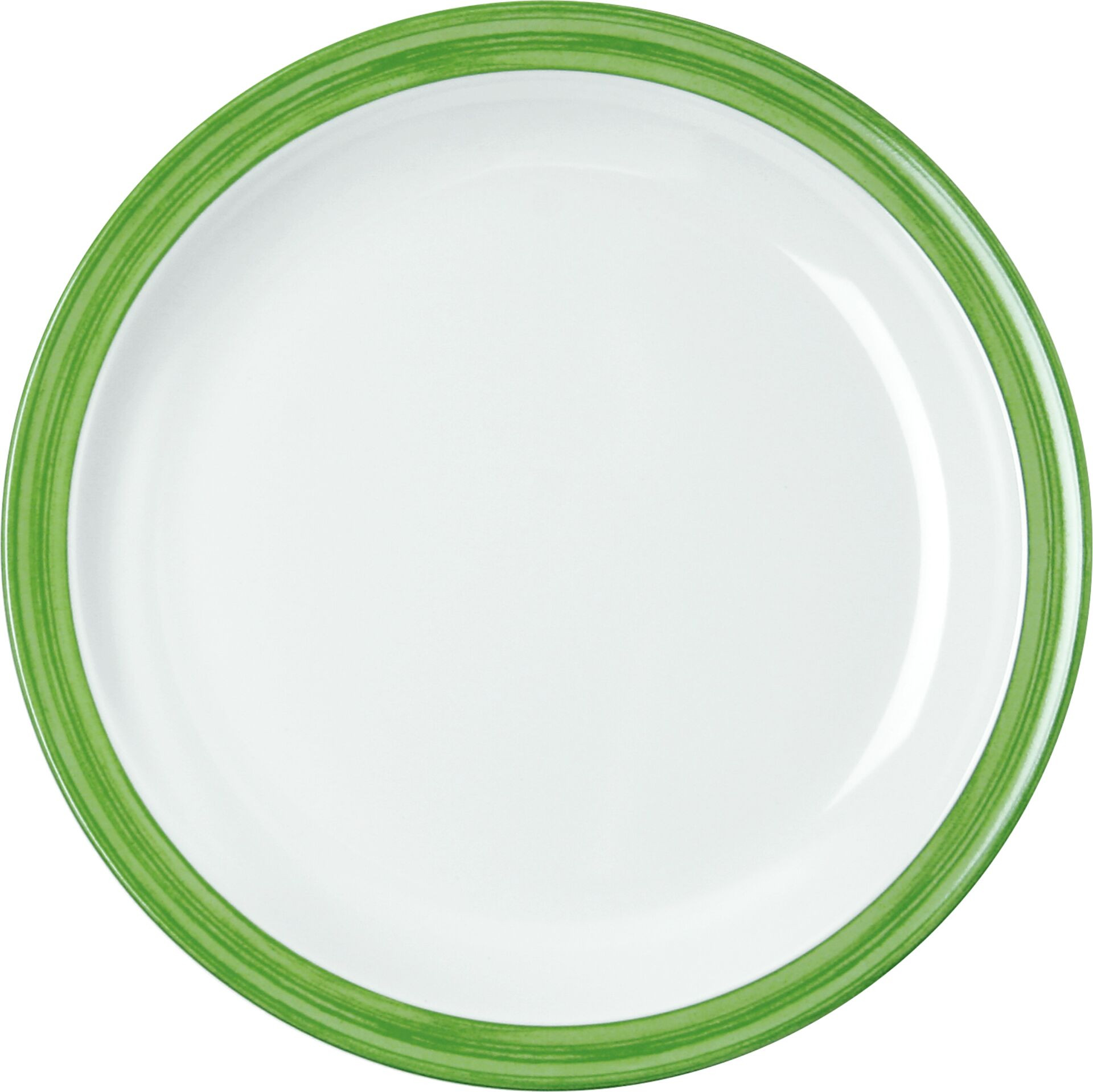 Teller flach "Colour" Ø23,5cm Melamin  grün